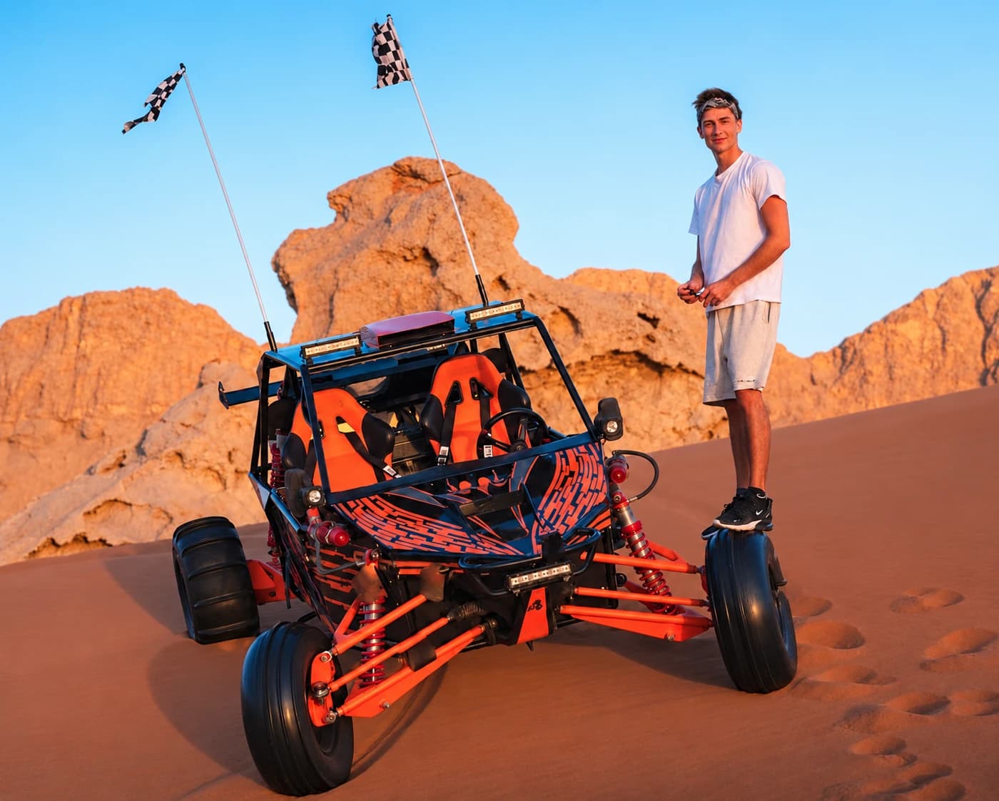 Chris Ingram at Zerzura, Mleiha