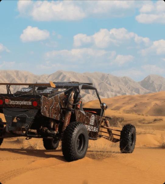 Team Zerzura – Experts in desert adventures and dune buggy Dubai experiences.