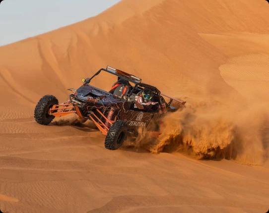 Sustainable tourism in the UAE’s desert landscape.