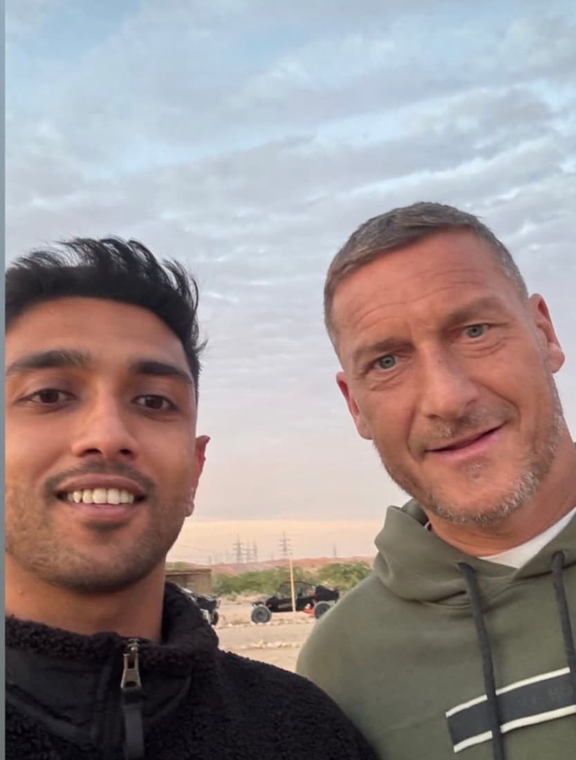 Francesco Totti at Zerzura, Mleiha
