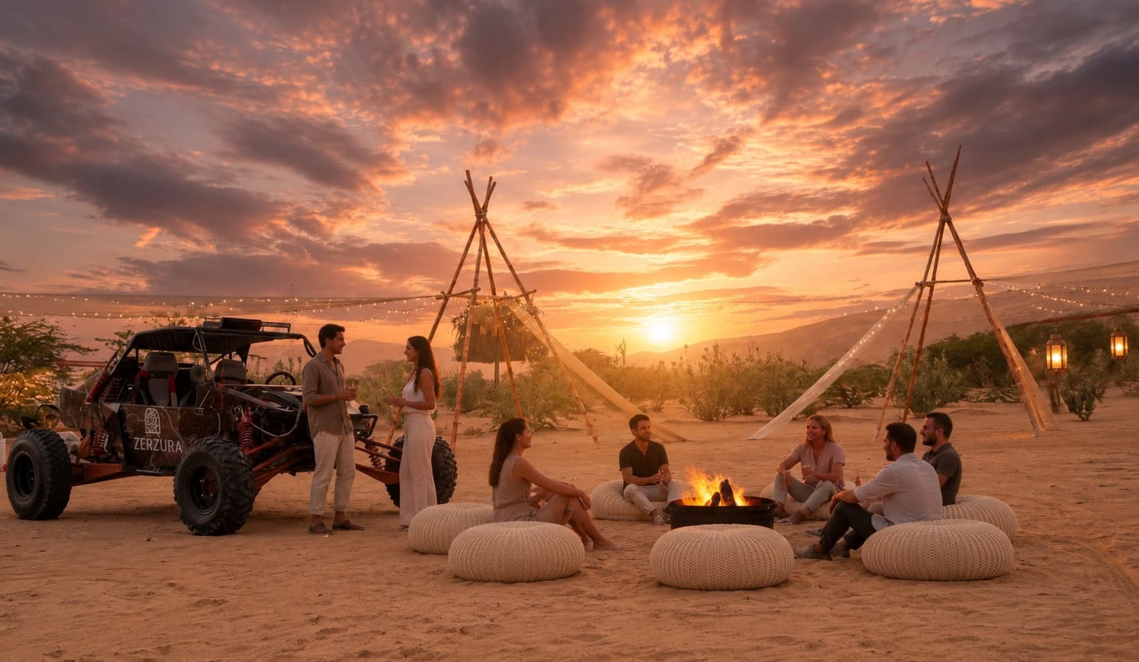 Dune Buggy Experience with Dinner at Zerzura